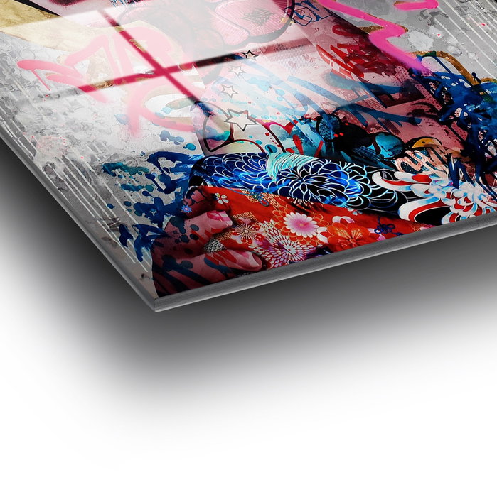 Wallity UV-726 Cuadro Decorativo de Vidrio Templado Multicolor 70 x 100 cm Wallity UV-726 Cuadro Decorativo de Vidrio Templado Multicolor 70 x 100 cm